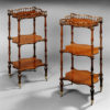 A Pair of Early Nineteenth Century Rosewood Etageres
