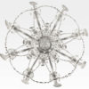 An Highly Important Continental Cut Glass Chandelier