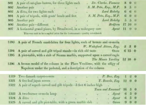 An Extract from the Christie's catalogue of the Stowe sale of 1848...please note unhelpful descriptions!